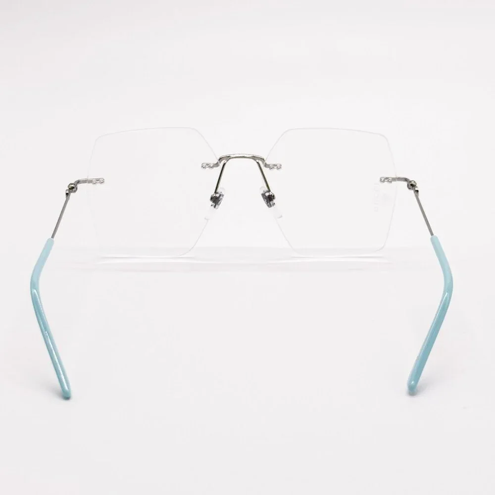 NEW GG0683O 002 GUCCI SQUARE SILVER WOMEN EYEGLASSES GUCCI